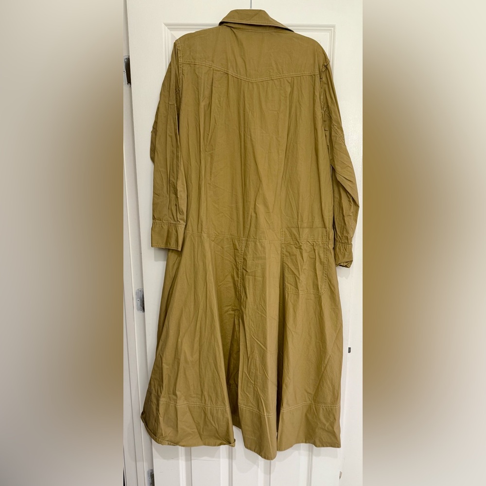 Lee Mathews Tan Long Sleeve Dress - Picture 7 of 8